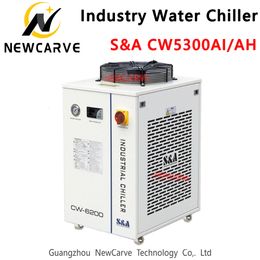 Industrial Water Chiller S&A CW5300AI CW5300AH CW5300 1800W Capacity For 150W To 200W CO2 Laser Tube Cooling NEWCARVE