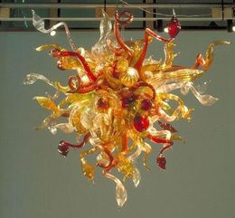 Custom Hand Blown Lamps Lighting Murano Glass Chandeliers Contemporary Art Deco Crystal Chandelier Made in China