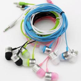 Cheap Promotion Super Bass Stereo In Ear Earphone Headphone Headset 5 colors Factory Price Free shipping