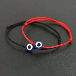 Lucky Turkish Evil Eye Men Bracelet Thin Red Rope Thread String Braid Women Chakra Bracelets For Couples Lovers Jewelry