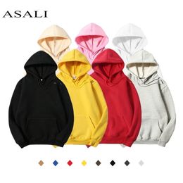 Fleece Polyester Pullover Coat Men Hoodie Hooded Solid Colour Casual 100% Cotton Sweatshirts Hip Hop Mens Street Style Hoodies MX191121