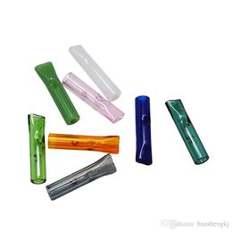 Newest Colourful Glass Drip Tip Hookah Shisha Nozzle Smoking Pipe Mounthpiece Flat Shape High Quality Innovative Design Easy Clean