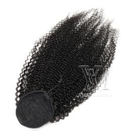 Vmae 120g 140g 100% Unprocessed Virgin Hair No tangle No Shedding Natural Color 3C Ponytail Full Cuticle Aligned For Hair Extensions