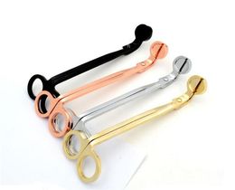 17CM Stainless Steel Candle Wick Trimmer Oil Lamp Trim scissor Cutter Snuffer Tool Hook Clipper SN324