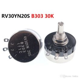 RV30YN20S B303 30K 3W Single Turn Carbon Film Potentiometer Adjustable Resistor