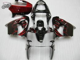 aftermarket chinese fairing for kawasaki zx9r 2000 2001 ninja zx9r 2000 2001 zx 9r red flames road race motorcycle fairings bodywork