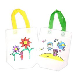Colouring Doodling DIY Bag Handmade Non Woven Fabrics Graffiti Children Handbag Children Novelty Items Hot Sale 0 5jk E1