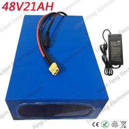 48V 1500W 2000W Battery Pack 48V 20AH Electric Bicycle Battery 48V 20AH Lithium Battery Pack with 50A BMS+2A Charger Duty Free.
