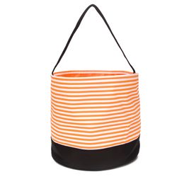 Classic Stripes Halloween Buckets Party Supplies 50pcs Lot Microfiber Halloween-Tote Bag Halloween-Candy Baskets Trick or Treat Bags DOMIL1046