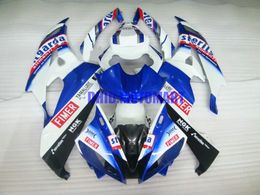 Injection Mould Fairing kit for YAMAHA YZFR6 06 07 YZF R6 2006 2007 YZF600 ABS white blue Fairings set+gifts YI12