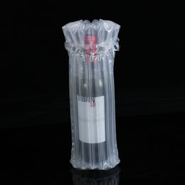 Hot PE Bag 32*8cm Air Dunnage Bag Air Filled Protective Wine Bottle Wrap Inflatable Air Cushion Column Wrap Bags