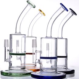 Becherglas-Duschkopf-Waben-Glas-Wasser-Wasserhaarer Bongs-Ölbrenner mit 14mm männlicher Schüssel für das Rauchen von Chicha Shisha