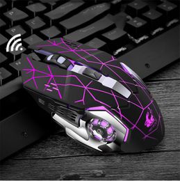 Wireless Colour 2024 Mouse 7 Glow Gaming Mouse 2.4G Wireless Transmission Frequency 2000Dpi Photoelectric Resolution Mice For Laptop Tabletlw2uohk8