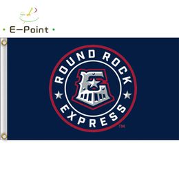 MiLB Round Rock Express Flag 3*5ft (90cm*150cm) Polyester Banner decoration flying home & garden Festive gifts