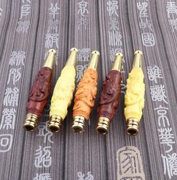 New type of fine-carved cigarette holder wood pull rod Philtre cigarette holder gifts cigarette accessories manufacturers wholesale direct sa