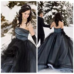 black white ombre wedding dress