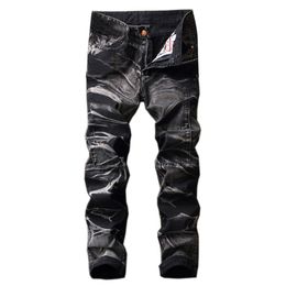 Retro Skinny Jeans Men Fashion Denim Pants Straight Motorcycle Trousers Hip Hop Casual Slim Pants Male Vaqueros Hombre No Belt229p
