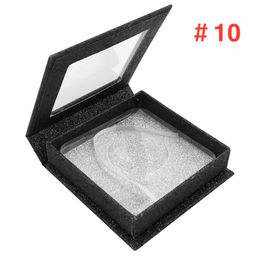 3D Mink Eyelash Package square Boxes False Eyelashes Packaging Empty Eyelash box Case Lashes Box Makeup Tool 20 sets