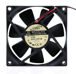 Ad0824hb-a70gl 8025 24V 0.16A 8cm 2-wire frequency converter cooling fan