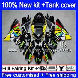 Body +Tank For KAWASAKI ZX1000 CC ZX 10 R ZX-10R 2004 2005 214MY.6 Graffiti Good ZX10R 04 05 ZX1000C 1000CC ZX 10R 04 05 ABS Fairings