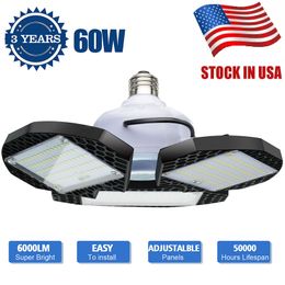 60W LED LED Garage Light High Bay Lighting For Warehouse Workshop Hall Lobby Lighting IP65 Waterproof 80W Led Canopy Lights