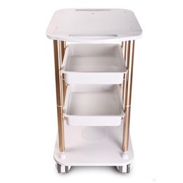 High Quality Assembled Steel Frame Stable Trolley Cart Stand Tray For RF Cavitation IPL Laser Salon Spa Use Beauty Machine