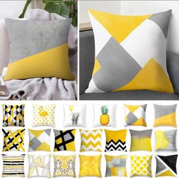 Pillow Case Cover Printed Cushion Covers Plush Pillowcase Sofa Cushion Cover Home Textiles Home Decor Size About 45*45cm 35 Designs BT73