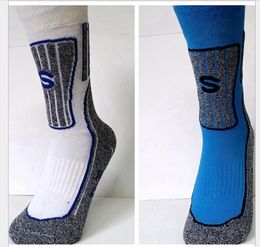 Full-cotton roller-skating socks with thicker towel bottom for outdoor skiing socks and high-barrel skating