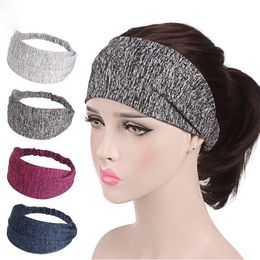 Solid Colour Headbands for Women Sports Yoga Headwear Ladies Elastic Head Band Hair Accessories