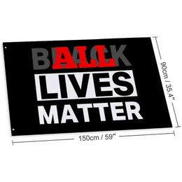 All and Black Lives Matter Flag 150x90cm 100D Polyester Digital Printing Sports Team School Club Indoor Outdoor Shipping Free Shipping