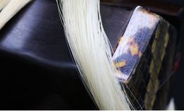 instrument erhu Australia - 79cm Natural White Horse Hair Erhu Bow Hairs Musical Instrument Parts p1