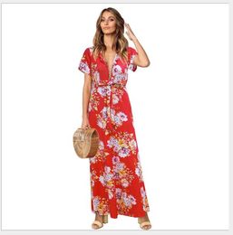 666 Women's Jumpsuits,Casual Dresses, Rompers skirt floral dress with sleeveless dresses nuevo estilo vestido para chicas mujeres wt19