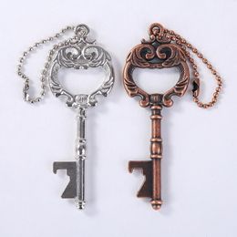 Vintage Keychain Beer Bottle Opener Dragon Key Shape Key Ring Wedding Favour Party Gift Card Packing