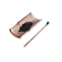 2Pcs/Set Copper Tea Scoop Spoon Tea Leaves Chooser Holder High Quality Chinese Kongfu Tea Accessories Tools Promotion