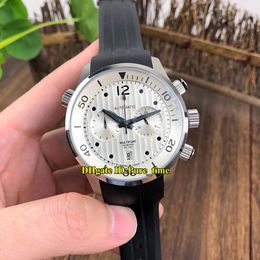 New 44mm Multifort Gent Diving Watch M005.914.17.030.00 White Dial Miyota Quartz Chronograph Mens Watches Steel Case Rubber Strap Watches