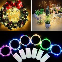 LED String lights 1M Silver Wire Fairy light cake topper Christmas Wedding Party DIY craft Decoration waterproof