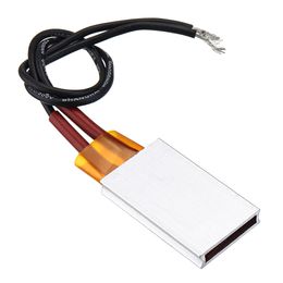 3pcs 12V 3~22W 120 Degrees 35x21x5mm PTC Ceramic Electric Heating Plate Aluminum Shell Constant Temperature Air Heater