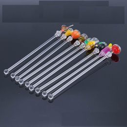 Mixed 23 cm Cute Cocktail Drink Mixer Bar Puddler Muddler Stirring Mixing sticks Ladle Stirrer Swizzle Sticks Cocktail Picks