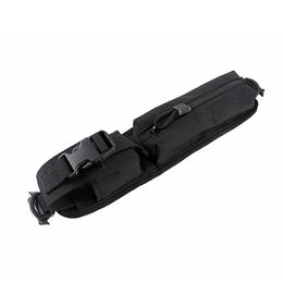 Alta qualidade Outdoor Sports táticos Molle EDC Acessórios Bolsa Sundries portátil Durable Shoulder Backpack Strap Bag 39CMx8.5CM