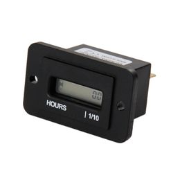 Freeshipping Digital DC4.5-90V LCD Hour Meter for Diesel Engine or Gasoline Engine ATV Pit Bike, Quad Bike Jet Ski