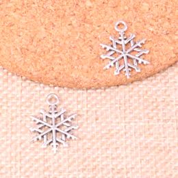 100pcs Charms snowflake snow 19*15mm Antique Making pendant fit,Vintage Tibetan Silver,DIY Handmade Jewellery