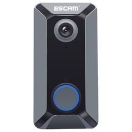 ESCAM V6 Network Smart Doorbell Security Monitoring Cloud Storage HD Camera - Only Include Battery