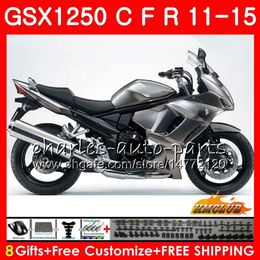 Body For SUZUKI Bandit Champagne hot GSX1250F GSX1250FA GSX1250 C 11 12 13 14 15 23HC.8 GSXF1250 GSX1250C 2011 2012 2013 2014 2015 Fairing