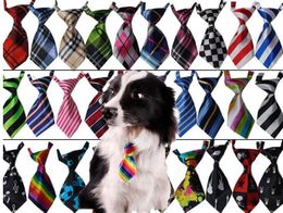 Factory Sale New Pet Elastic Neckties Tie Bow Pet Tie Dog Pet Clothes Cat Dog Ties BOWS TI