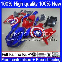 Injection For KAWASAKI ZX-14R ZZR1400 ZX 14R ZZR-1400 25MY.55 ZX14R 12 13 14 15 16 17 2012 2013 2014 2015 2016 2017 OEM Blue stars Fairing