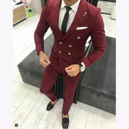 Men's Suits & Blazers 2021 Summer Casual Beach Wedding For Men Tuxedo Custom Made Groom Man Party Prom Male Blazer 2 Piece Jacket Pant Set