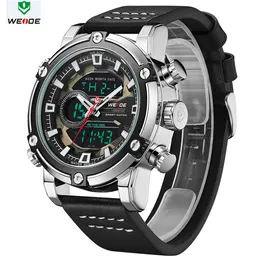 WEIDE Watch Men Luxury Watch European Men Sports Business Quartz movement Analogue LCD Digital Date Alarm Wristwatches Men Watch283y