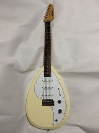 VOX Mark III V MK3 Teardrop Type Electric Guitar 3S Natural yellow Single Tremolo Chrome Hardware