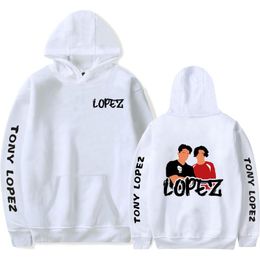 NEW tony lopez Hoodie Sweatshirts Men Women Print Internet celebrity hoodies Autumn white Pullover Unisex Harajuku Tracksuit