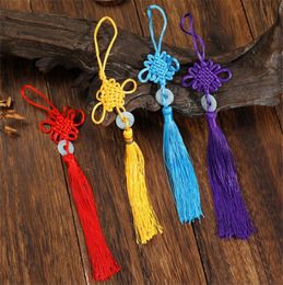 Lucky Cute Chinese Knots Pendants Pretty Jade Decor DIY Handicraft Tassel Hanging Accessories Fashion Car Interior Decorations Arts